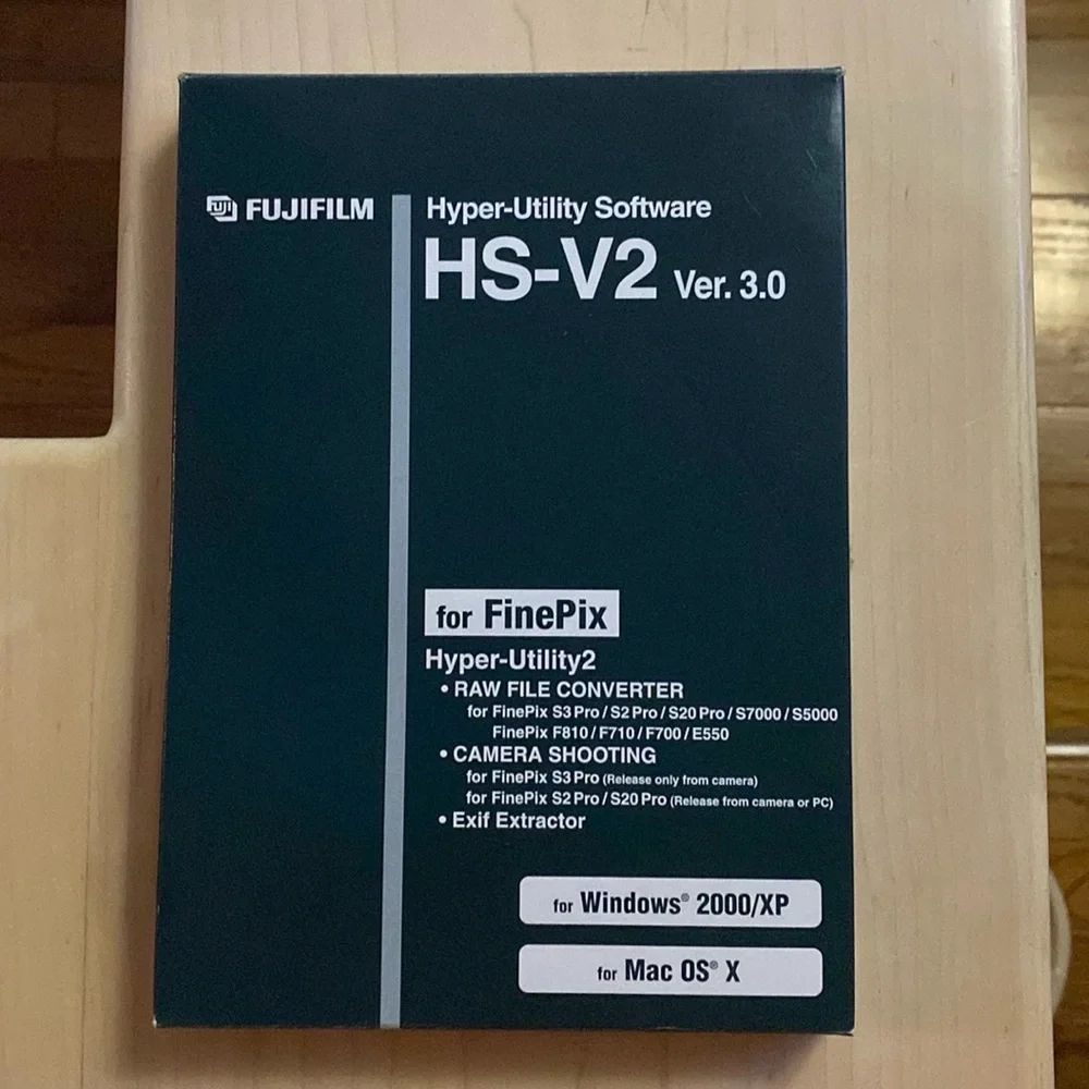 HS-V2 Hyper Utility Software for finepix camera